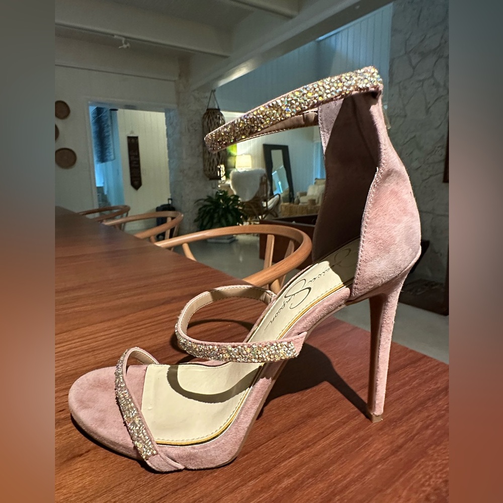 Nude color brand new never worn Jessica Simpson heels!!